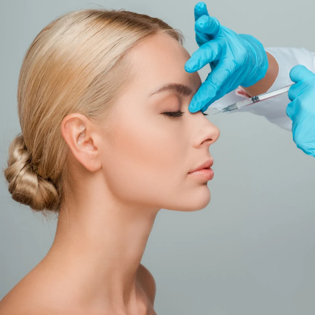 Non surgical rhinoplasty beauty